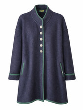 Damen Walkjacke Gehrock 44-46 Geiger Filzwolle Schurwolle kurzer Mantel