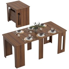 Esstisch Klapptisch ausziehbarer Küchentisch Esszimmertisch Holztisch Braun