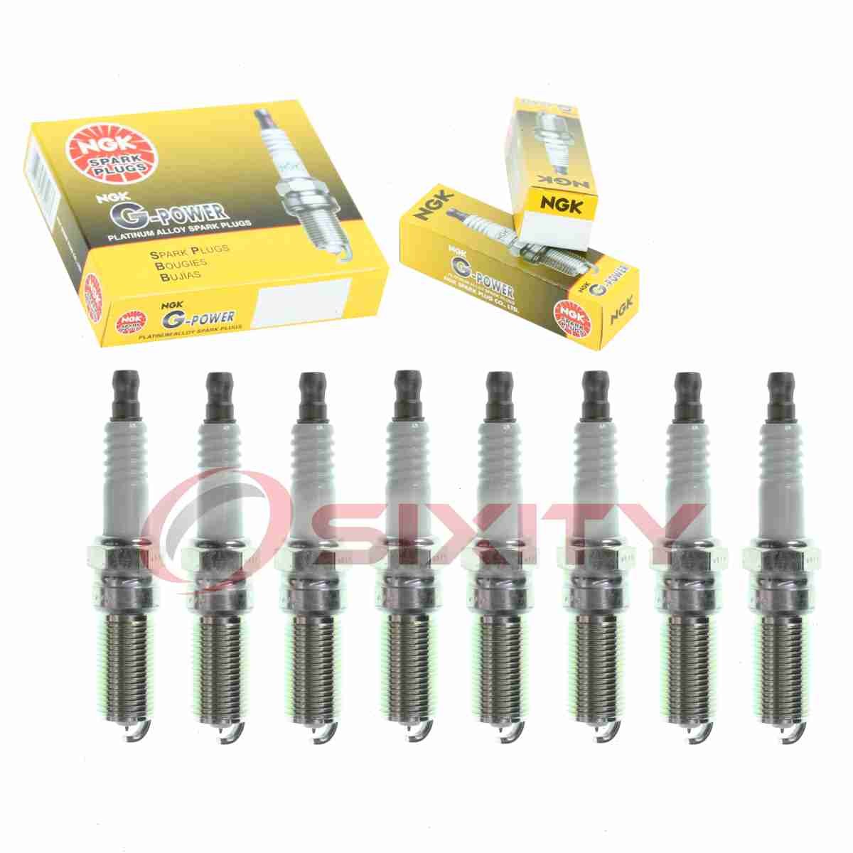 8 pc NGK G-Power Spark Plugs for 2016-2019 Cadillac CTS 6.2L V8 Ignition zc