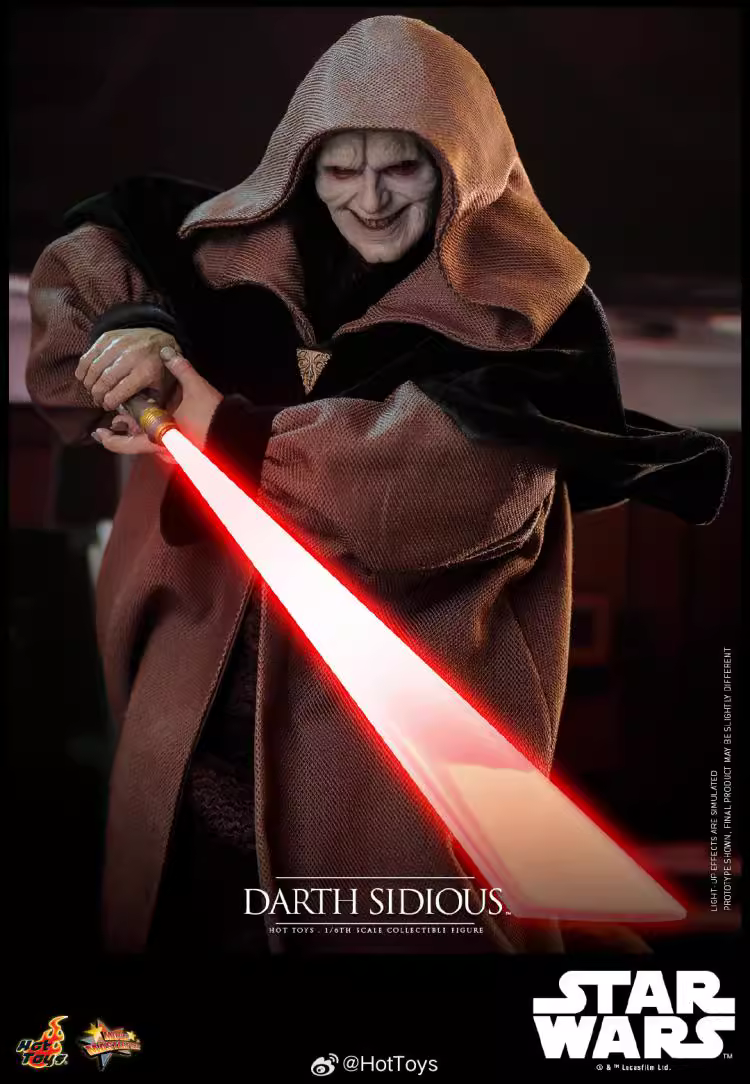 レア デッドストック新品DARTH SIDIOUS ジェダィ STAR WARS New Hot Toys MMS745 Star Wars III Revenge of the Sith Darth
