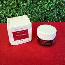 New Korres Wild Rose Vitamin C Brightening Sleeping Facial Night Cream 1.35 Oz