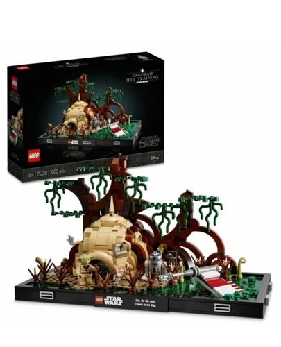 LEGO Star Wars: Dagobah Jedi Training Diorama 75330 Retired Set 1000pcs NEW
