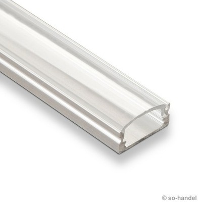 25 x SO-TECH  LED Profil-22 Aluprofil mit klarer Abdeckung 2 m für LED Streifen