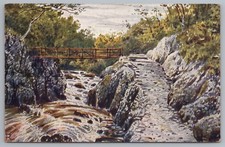 Alte Postkarte Beezley Glen Ingleton Yorkshir...