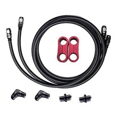 6AN Transmission Cooler Lines PTFE Hose 7FT Repair For 4L60 700R4 TH350 7 FT