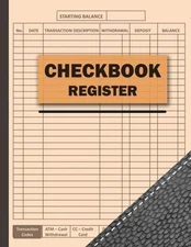 Checkbook Register: checkbook transaction register for Small Business & Personal
