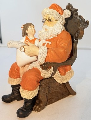 UT Vols Wishlist Santa Collegiate Collectables Christmas Figurine 2000 LE