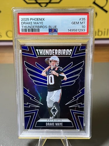 2025 Panini Phoenix - Thunderbirds Drake Maye #35 Blue /199