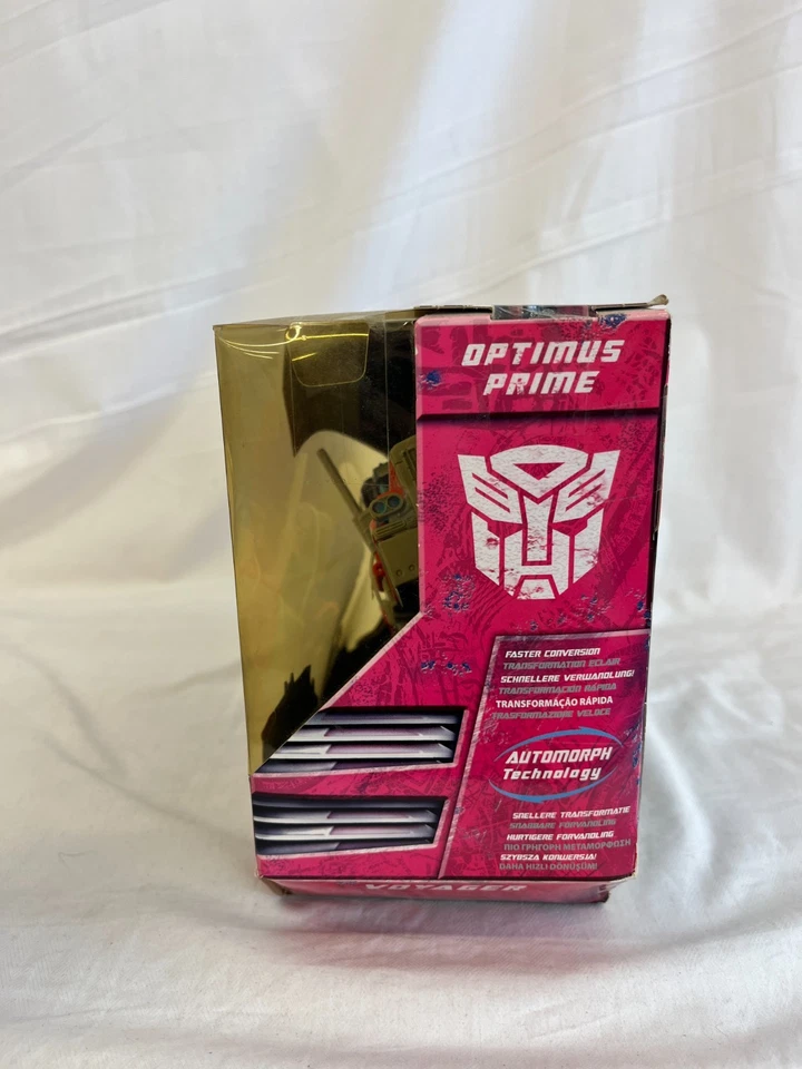 Vintage 2007 Hasboro Transformers Optimus Prime Autobot Figurine in Box Charity - Image 3 of 4