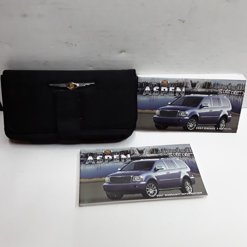 2007 Chrysler Aspen Owners Manual eBay