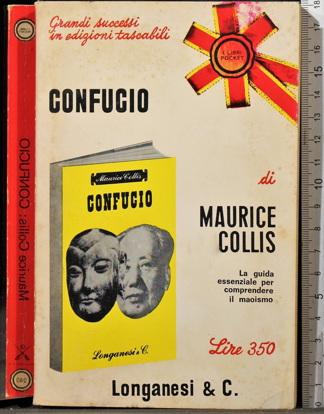 I LIBRI POCKET. CONFUCIO. MAURICE COLLIS. LONGANESI & C.