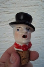 Ausgie&szlig;er - Bottle Stopper - Pourer / Verseur - Schnapsnase PORZELLAN Nr 3