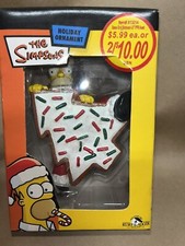Homer Simpson Eating A Christmas Tree Sugar Cookie Ornament by Kurt S. Adler MIB