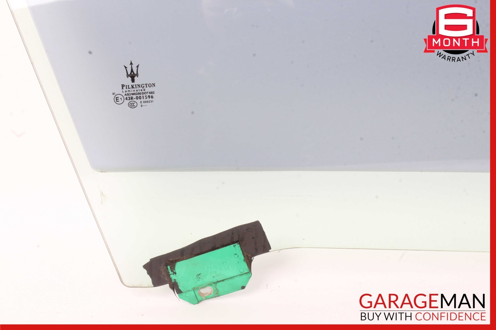 03-13 Maserati Quattroporte M139 Front Left Side Door Window Glass OEM