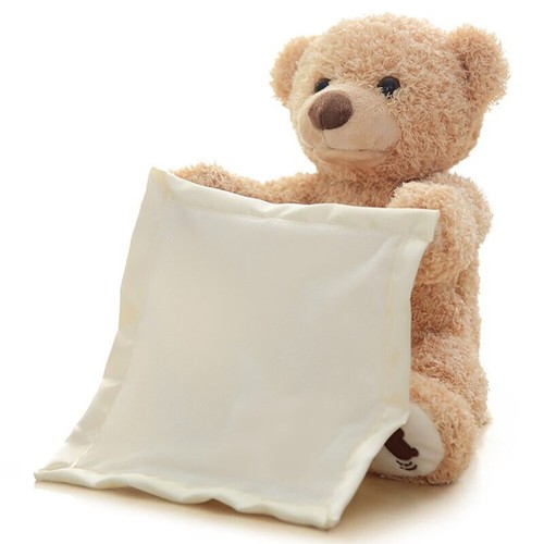 Peek-a-boo Elephant Teddy Bear Plush Doll Interactive Toy Soft Stuffed Animal AU - Picture 21 of 30