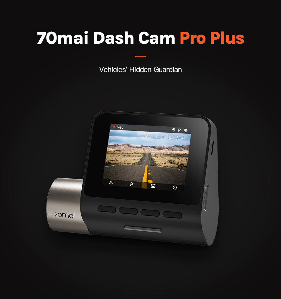 アクセサリー 70mai Dash Cam Pro Plus + Rear Cam Set 70mai Dash Cam Pro Plus + Rear Cam Built-in Wifi & GPS Ulta