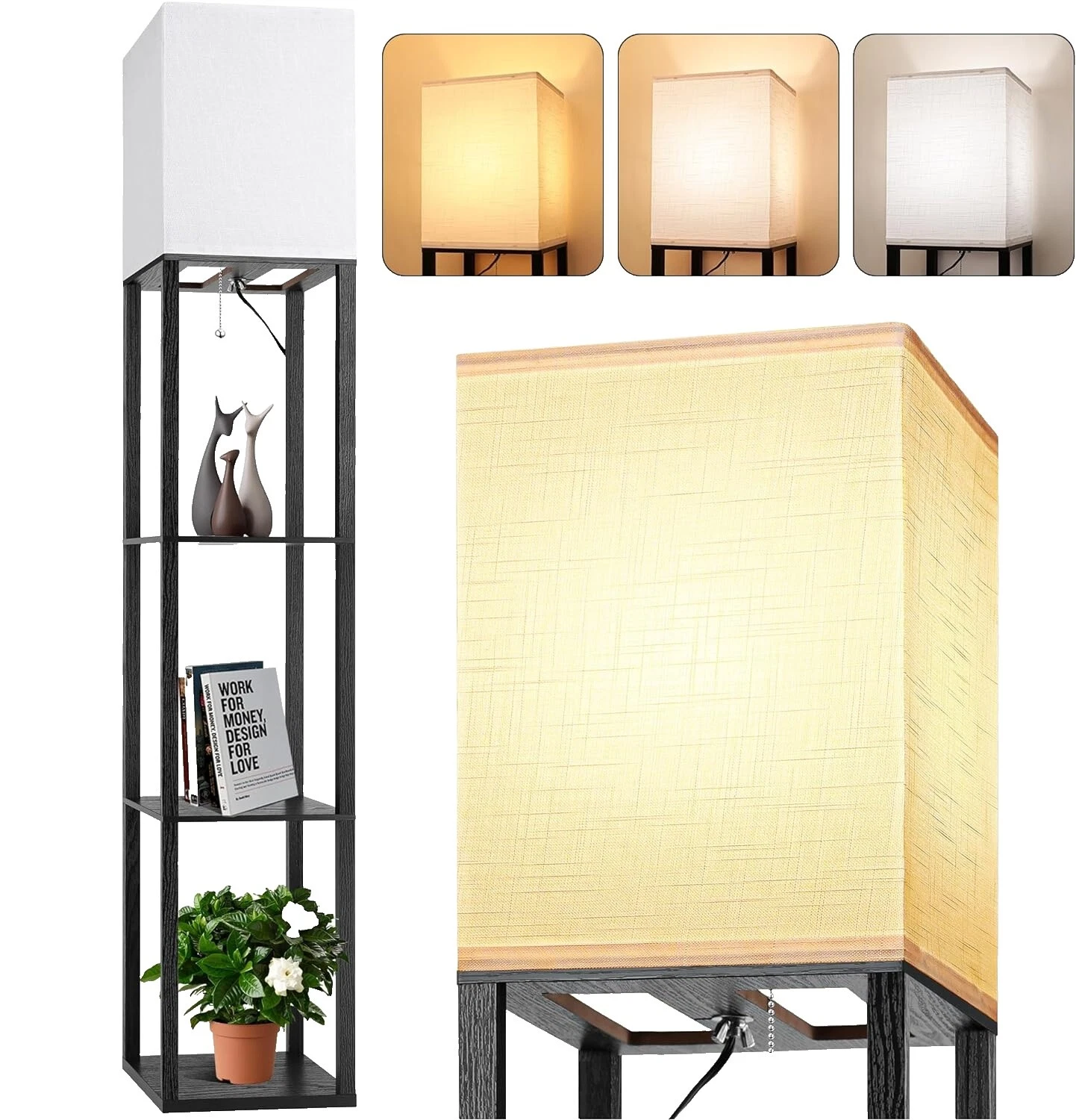 Lámparas de Pie Moderna de madera