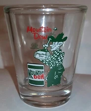 Mountain Dew Hillbilly Guy 1½ Shot Glass