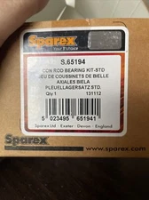 S.65194 Conrod Bearing Std. Set Fits Case IH