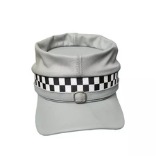 American Civil War Leather Kepi Cap Replica History Confederate Militaria