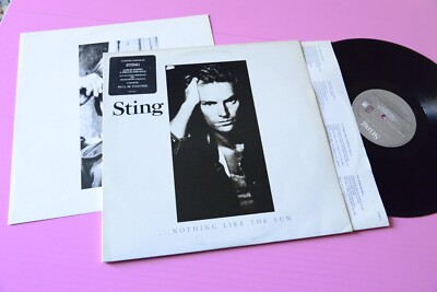STING NOTHING LIKE THE SUN ITALY 2LP ORIG 1987 EX MIT EINLAGE ITALIENISCHER TEXTE