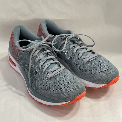 Asics Women’s Gel-Cumulus 22 Gray Orange Athletic Running Shoes Size 