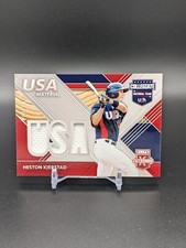 Heston Kjerstad 2020 Elite Extra Edition USA Materials Red Parallel #'d /49 #26 