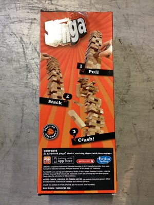 Jenga Game | the Original Wood Block Game with Genuine Hardwood Blocks | Stackin