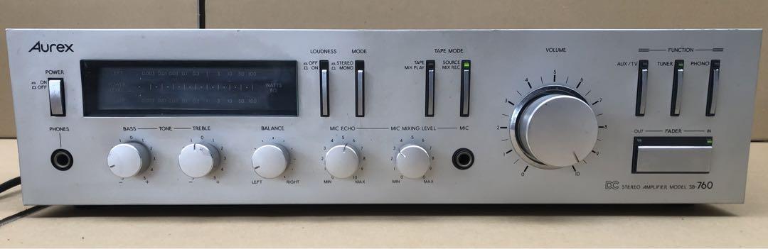 Aurex integrated amplifier SB-760 Aurex operation product