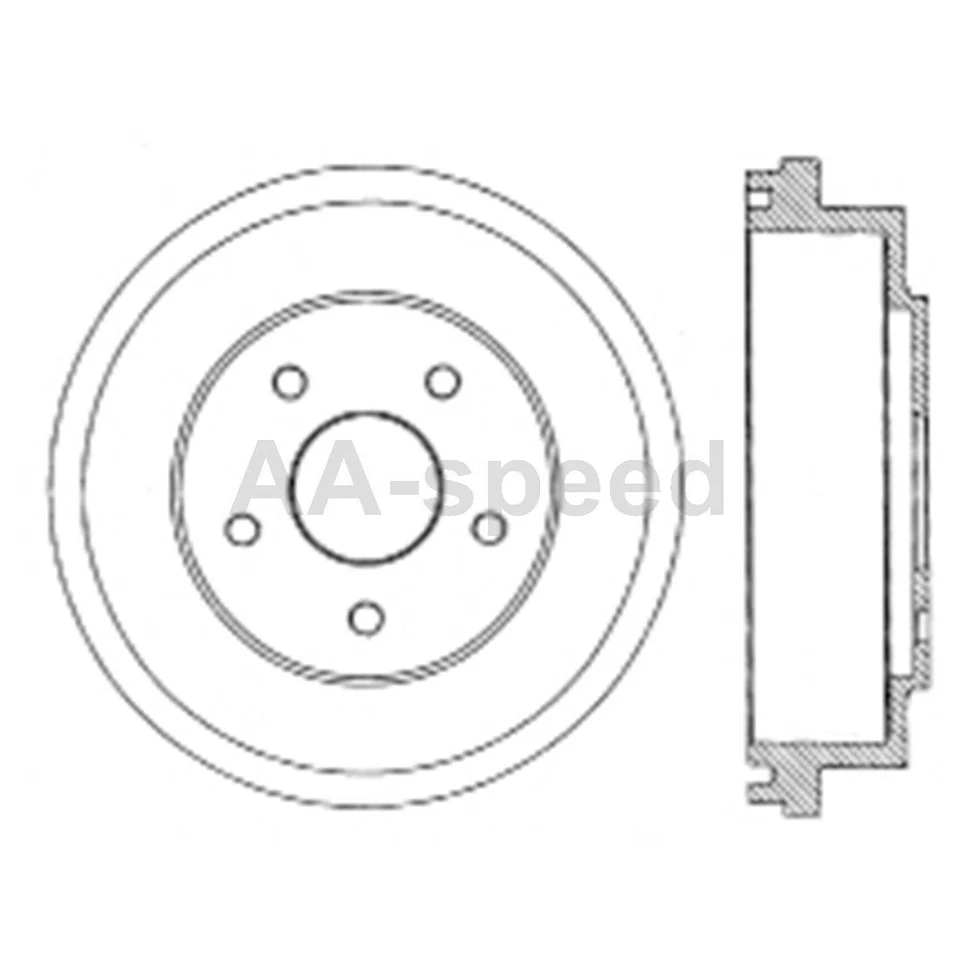 Tambor de freno trasero para Honda Odyssey 2001 2000 1999 Foto 4 de 4