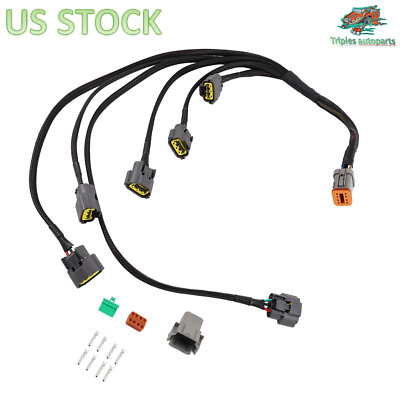 1jz 2jz 1JZGTE 2JZGTE VVTi Ignition Coil Conversion Skyline R35 GTR Harness New