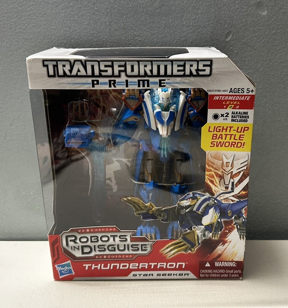 Transformers Prime Robots in Disguise Voyager Class Thundertron Star Seeker New