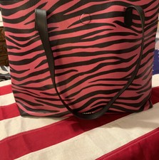 Used Roberto Cavalli Zebra Striped Purse 