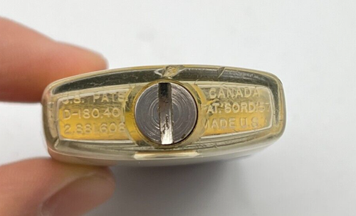 Vintage Scripto D-H Cat Dean-Hanes Machinery VU-Lighter w/ Black Band READ AS-IS - Picture 8 of 13
