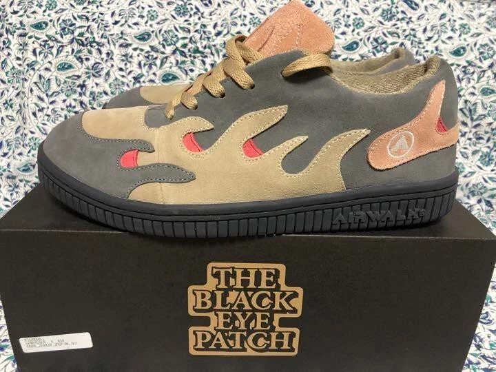 AIRWALK CLASSICS × Black Eye Patch SCOACH AWC0017 Gray Beige Pink Japan New US10