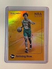 2019-20 NBA HOOPS BASKETBALL ROOKIE ARRIVING NOW ROMEO LANGFORD BOSTON CELTICS