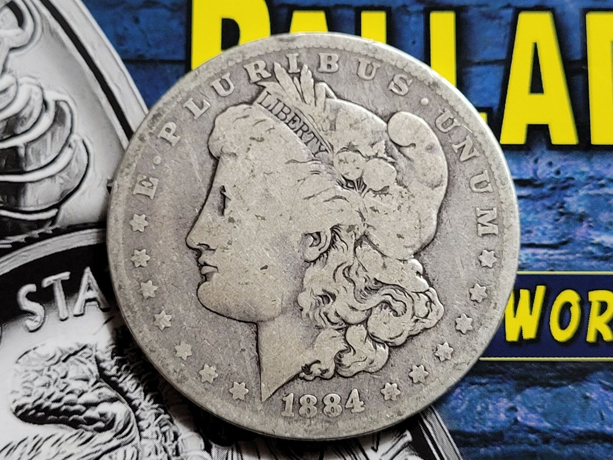 1884-O MORGAN SILVER DOLLAR $1 90% US COIN ~ 
