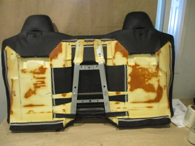 Maserati GranTurismo 2009 - Rear Seat Back - Black With Alcantara  P/N 968560000
