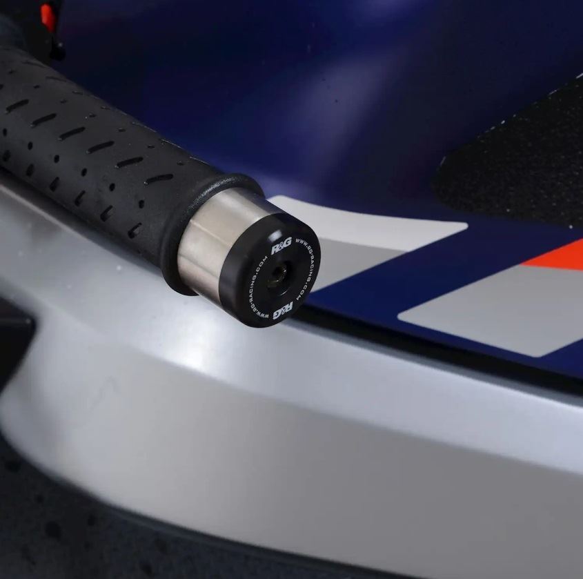 R&G Bar End Sliders Black Aprilia RS660 2021 - 2024