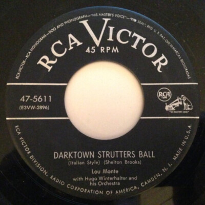 Lou Monte With Hugo Winterhalter And His Orchestra* - Darktown Strutters Ball /