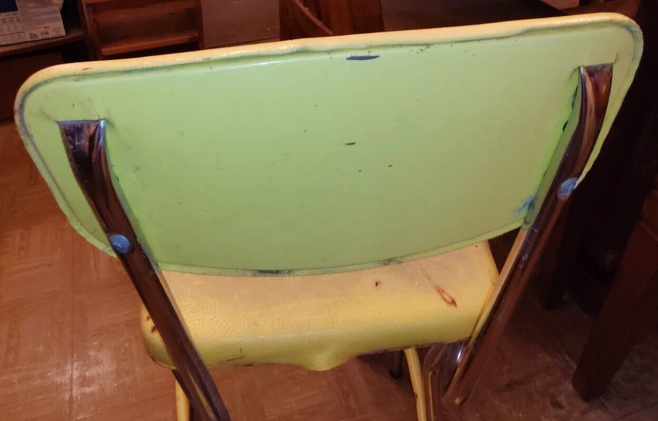 Taburete Stylaire Cosco amarillo vintage --- PROYECTO... ¡PASOS INCLUIDOS!! Foto 2 de 4