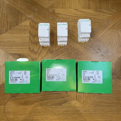 3 x Schneider electric A9C20837 Schließerschütze 4 polig 25 Ampere