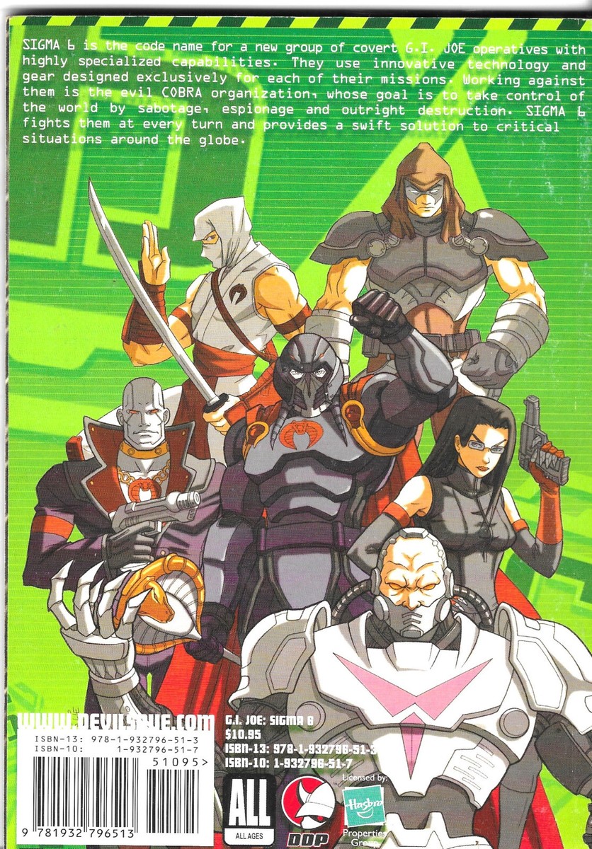 G I Joe Sigma #1 digest DDP Snake Eyes Duke Roadblock Cobra