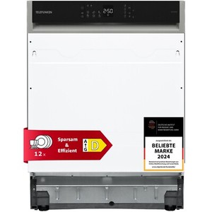 Telefunken Geschirrspüler 60 cm teilintegrierbar Einbau Spülmaschine AquaStop