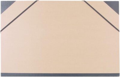 Clairefontaine 44100C Kraft Zeichenmappe (Gummizug, Rücken 30 mm, DIN A3+, innen