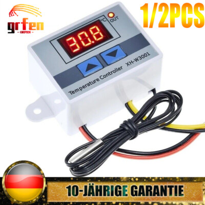 Digital LCD Display Temperaturregler DC 12V 120W Thermostatschalter Thermostat