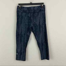 Children's Under Armour Heat Gear Compression Crop Leggings Medium