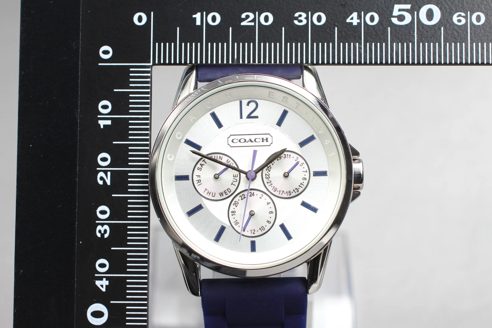 Orologio Uomo Coach 14501881 Classic Sport Day Date Qz Batteria Nuova GIAPPONE