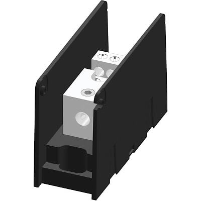 1PC MERSEN MPDB67631 Power Distribution Block, Open Style, Aluminum, Box-Box,1P