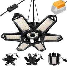 Work Light for Dewalt 20V Battery 68W 6800LM LED Garage Lights